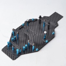 Carbon Fibre Chassis Frame Kit Für Tamiya DF-03 Upgrades 1/10 RC Buggy