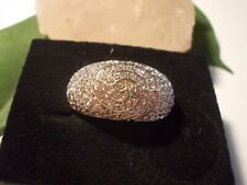 Eleganter Designer Ring von Sarah Kern ,silbern gefertigt mit vielen Steinen