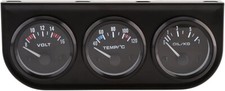 52mm Triple Gauge 3 In 1 Voltmeter Wasser Temp Gauge Öldruckmesser Für Auto LKW
