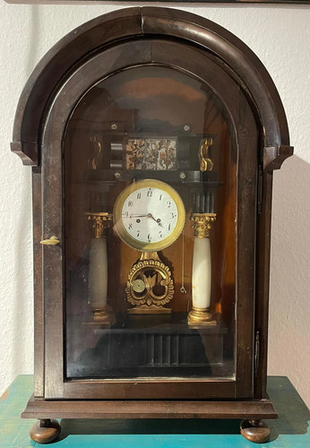 Antike portaluhr biedermeier - portaluhr,