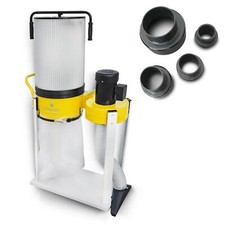 BAMATO Absauganlage AB-1500CF mit Feinstaubfilter Absaugung Späneabsaugung 230V