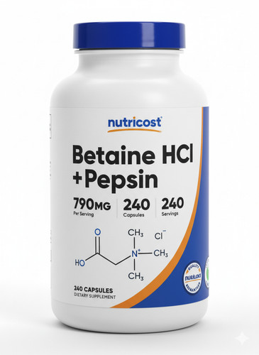Nutricost betaine hcl - betaine, +