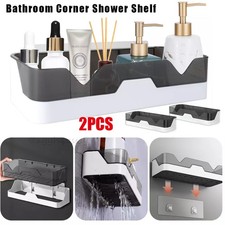 2x Badezimmer Duschablage Badregal Duschregal Duschkorb ohne Bohren Ablagekorb