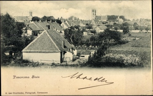 Sluis zeeland niederlande - ak,