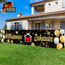 Willkommen Banner Girlande