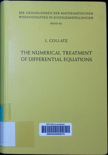 The numerical treatment - , of