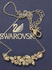 swarovski original halskette colier weiße kristallen swarovski original