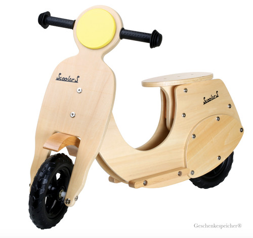 Laufrad holz scooter roller - holz,