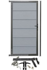 WPC XL Tür Gartentür Zauntor