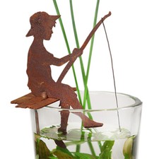 Dekofigur Kleiner Angler Finn