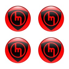 4pcs. Sticker Mazda logo for