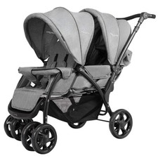 Geschwister Kinderwagen Geschwisterwagen Zwillingswagen Zwillingsbuggy faltbar