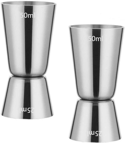 Edelstahl messbecher jigger - 2x,