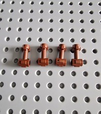 Lego Griff Doppelgriff Lichtschwert Laserschwertgriff 4 Stk Rotbraun 92690 K146