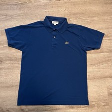 Lacoste Poloshirt Blau Gr. 4 (M) Herren Polohemd
