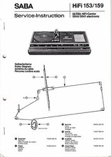 Service Manual-Anleitung für Saba Ultra HiFi-Center 9940/9941 