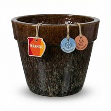 Pflanzkübel Moosbraun Ø 38cm