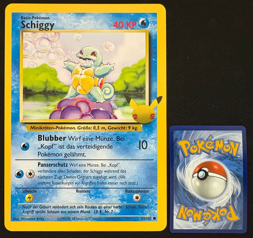 Pokemon schiggy xxl - xxl, karte