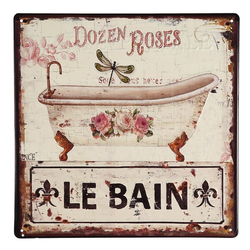 Blechschild badezimmer - blechschild,