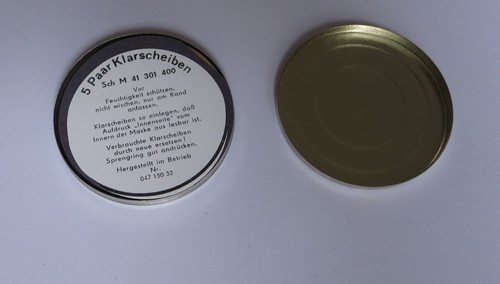 Klarscheiben für nva gasmaske - für, nva-gasmaske