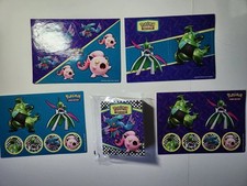 POKEMON KARTEN MINI HEFTER + 4 STICKER SETS