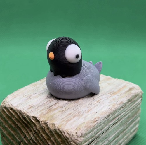 Lustige gedruckte taube - 3d-gedruckte, –
