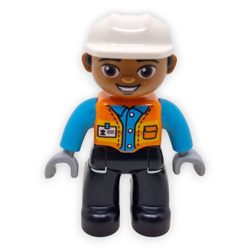 Lego duplo figur - duplo, bauarbeiter