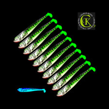 10x10cm Gummifisch UV Stint