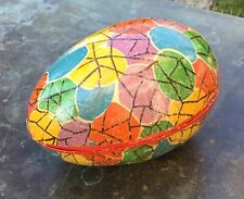 Sehr altes Füll Osterei Candy Container Pappe 15cm Ostern