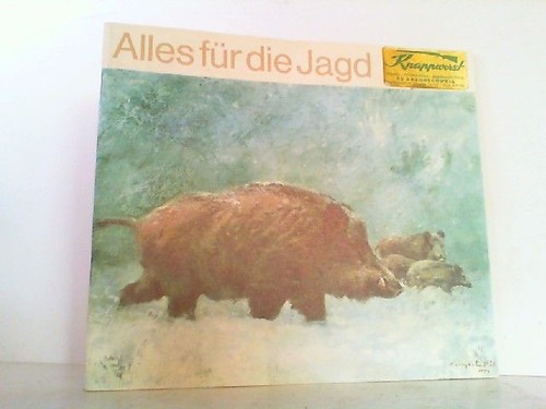 Alles für die jagd - jagd., katalog