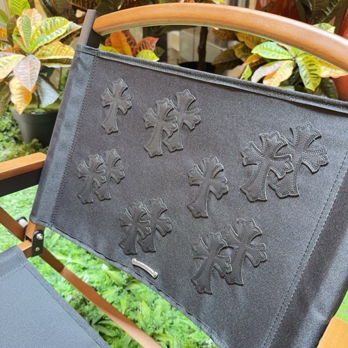 Chrome hearts massivholzstuhl - hearts,