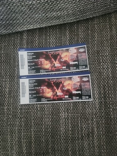 Evanescence konzert tickets - 2x,