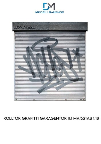 Garagentor rolltor graffiti - garagentor,