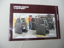 Älteres Heidelberger T-Offset Prospekt
