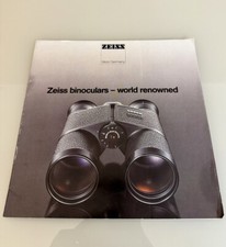 English CARL ZEISS Katalog Prospekt Heft Broschüre Binocular Fernglas Dialyt