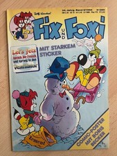 Fix und Foxi  34. Jahrg.  Band  4/1986 - Pabel/Gevacur ( Z 1- ) - mit Poster