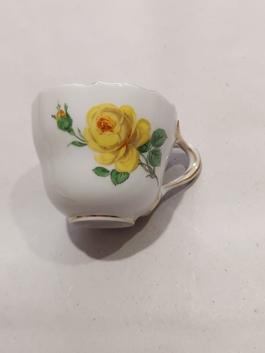 Meissen mokkatasse gelbe - meissen,, mokkatasse,