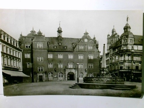 Unbekannte stadt marktplatz - unbekannte,