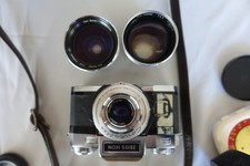 Zeiss Ikon Contaflex SUPER BC (Code P) mit 2 Satzobjektiven in Orginal ZIK Tasc