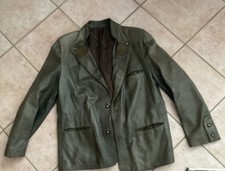 Trachtenjacke / Sakko Aus Leder, Gr. 50 In Braun Von Riccardo