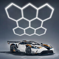 8×hexagon Deckenleuchte Röhren Lampe Werkstatt Garage Wand Decken Beleuchtung DE