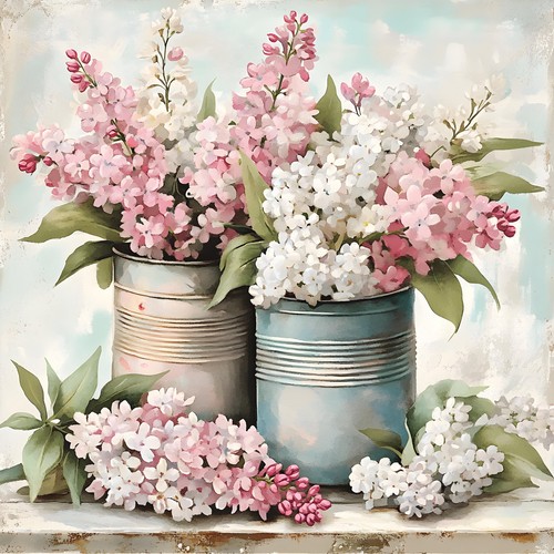 Wandbild vintage shabby retro - shabby,