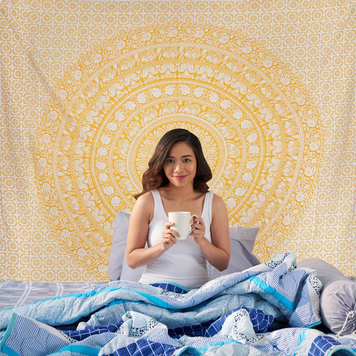 Craft trade mandala gelb - craft,
