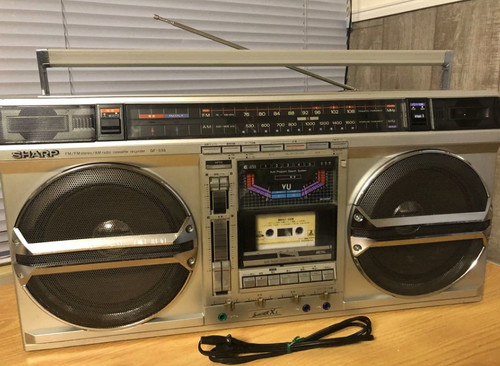 Sharp 535 stereo radio - gf-535,