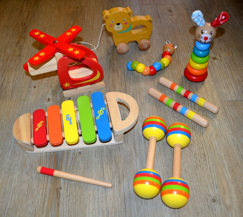 Set holzspielzeug baby - set,