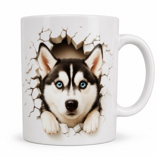 Husky tasse personalisiert mit - husky,