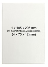 Versandetiketten Paketschein selbstklebend A5 Label 106x209mm für DHL Hermes DPD
