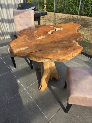 Tisch esstisch baumstamm - tisch,