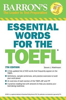 Essential words for the toefl - for,