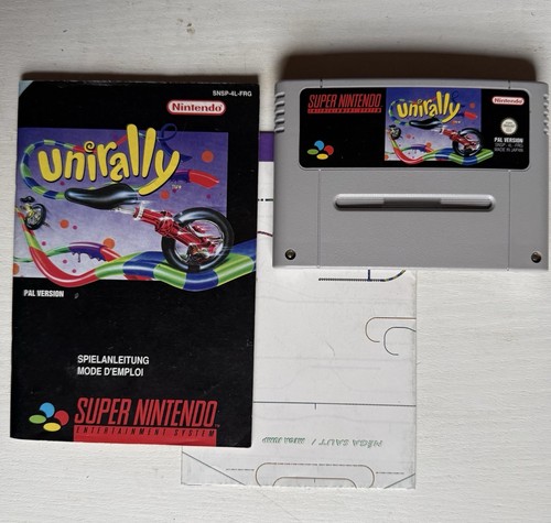 Unirally snes super nintendo - unirally,